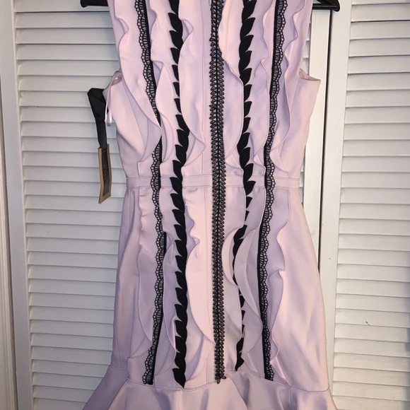 Giambattista Valli Ruffled Printed Mini Dress 38 - Picture 2 of 3